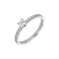 Anello Namuri Donna Primo Amore in Oro bianco Diamante 0.37 Ct 38560/19B-12 - 38560/19B-12